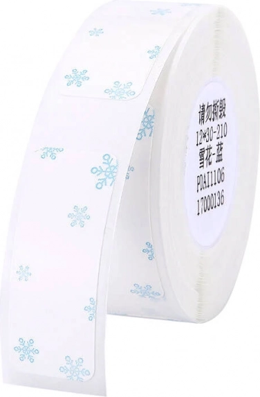 Thermoetiketten Niimbot 12 × 30 mm, 210 Stk. – Transparent