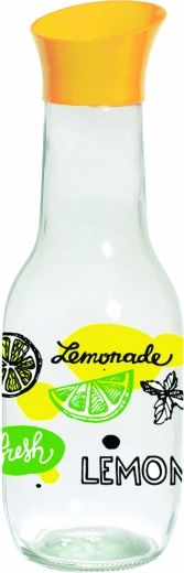 Toro glass carafe with lemon lid 1 l
