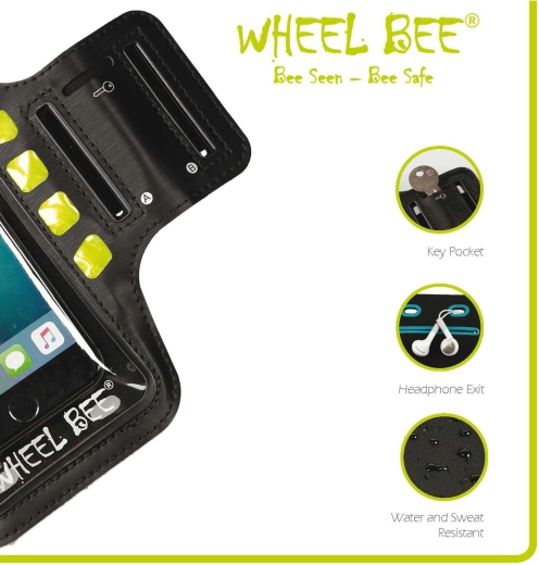 Wheel-Bee hardlooparmband met LED Night Hawk