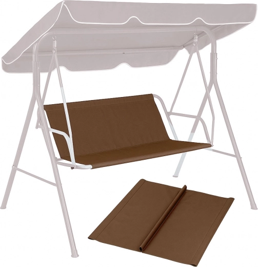 Coussin pour balancelle de jardin 127x100 cm marron MultiGarden