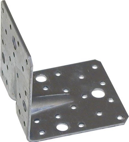 Équerre en acier emboutie 90×100×100 mm