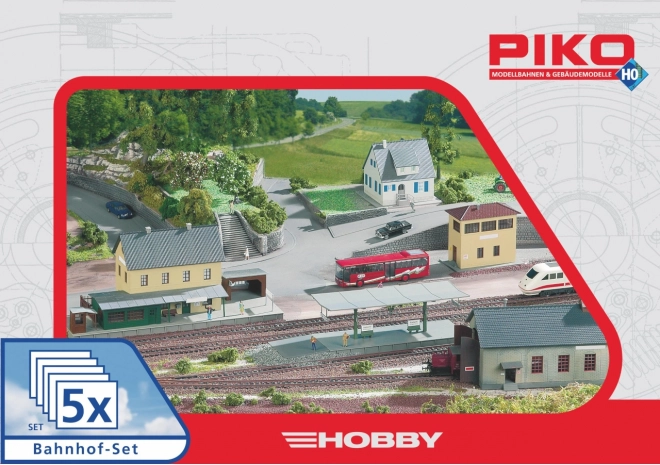Piko Hobby kit de construction de la gare Neustadt, 5 éléments