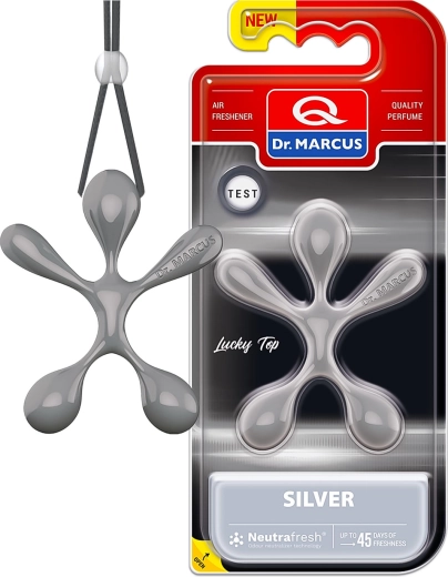 Désodorisant pour voiture Dr. Marcus Lucky Top Silver