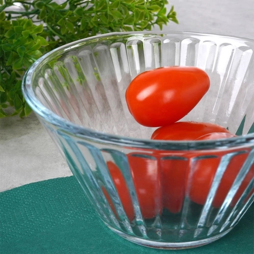 Elegant geribbeld glas