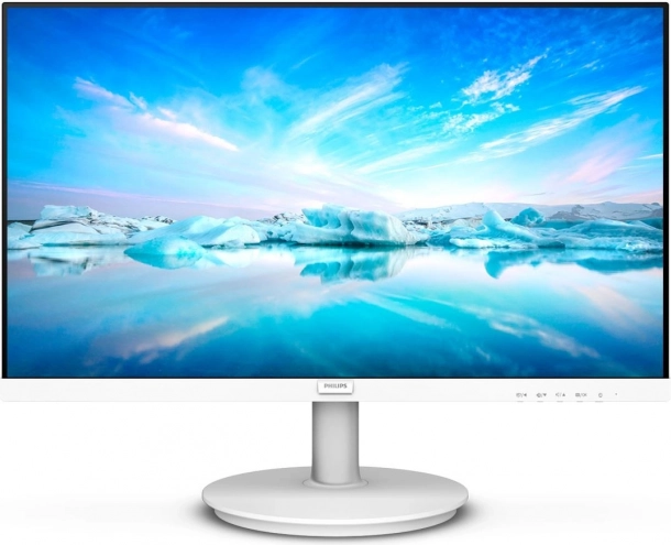Weißer 27-Zoll IPS-Monitor PHILIPS mit HDMI und Lautsprechern