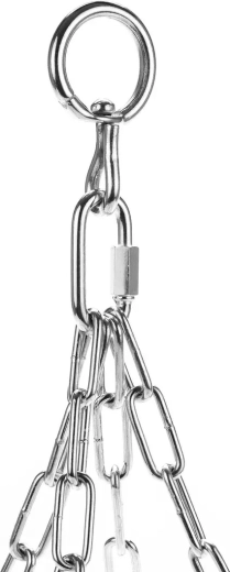 Chaînes supportant jusqu’à 640 kg et anneau pivotant