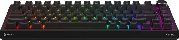 Programmable RGB backlight and compact 82-key layout