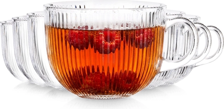 Coffee and Tea Glasses 470 ml, Set of 6