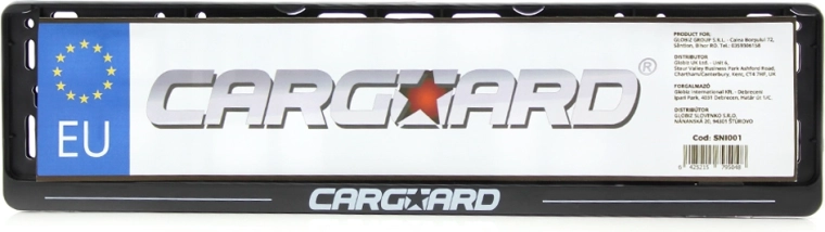 Kunststof kentekenplaathouder CARGUARD, 2 stuks