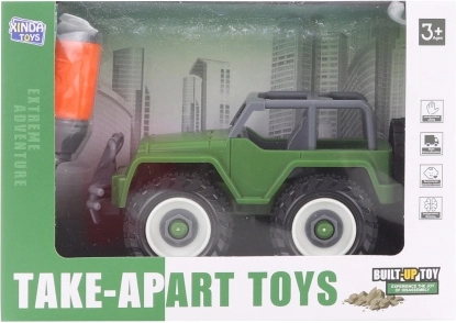 Jeep en plastique à visser pour enfants
