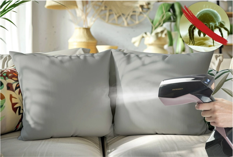 Chemical-free steam sanitization