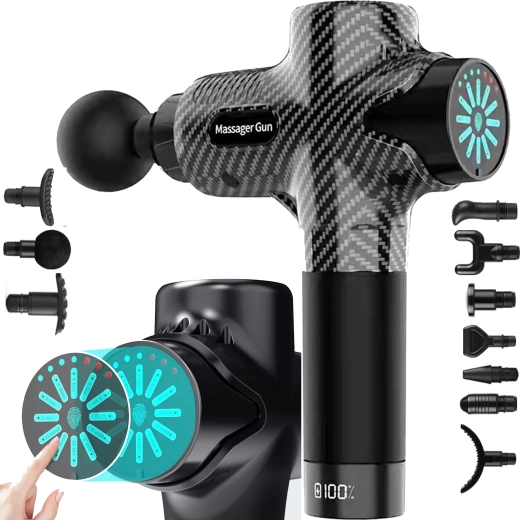 12 austauschbare Aufsätze für jeden Muskel