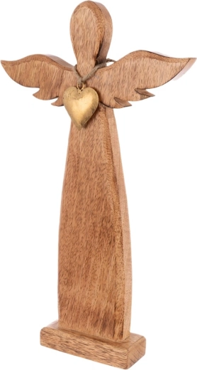 Goldenes Herz als feiner Akzent