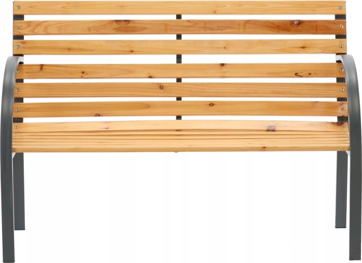 Tuinbank Garden Line 120 cm van hout met stalen constructie