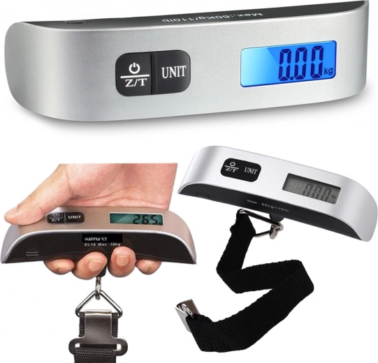 Digital luggage scale 50 kg with LCD display