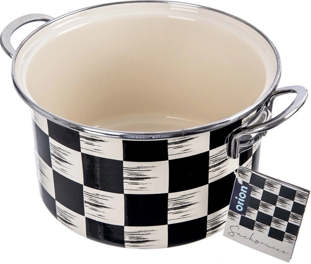 Émail résistant avec rebord inox