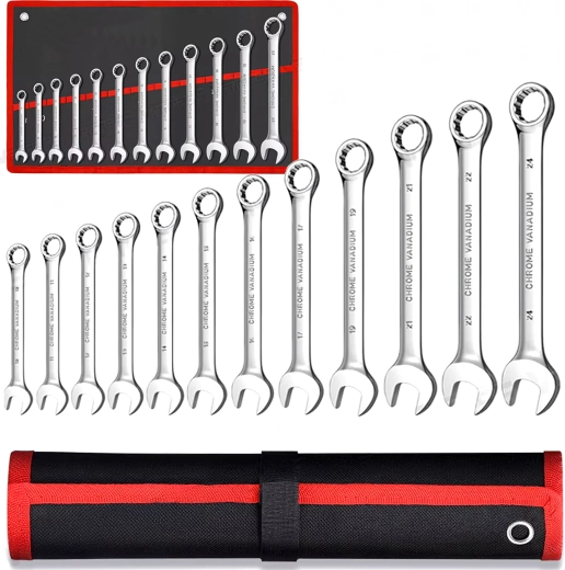 Durable CrV steel and tidy storage in the case