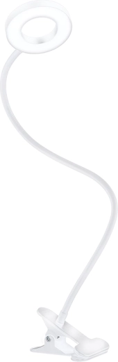 Solight LED dimbare bureaulamp met clip wit 300 lm met instelbare kleurtemperatuur USB