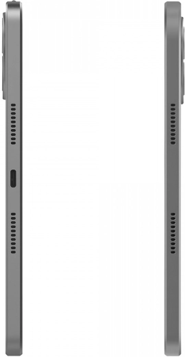 Dünnes Metallgehäuse mit Stereolautsprechern und USB‑C