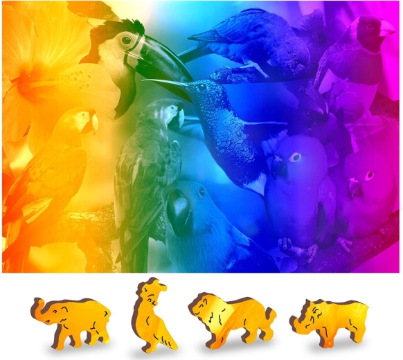 Wooden Puzzle Bird Paradise