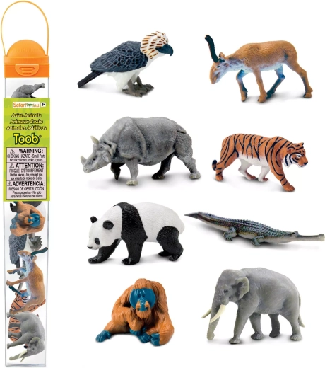 Safari Ltd. tube avec des animaux asiatiques