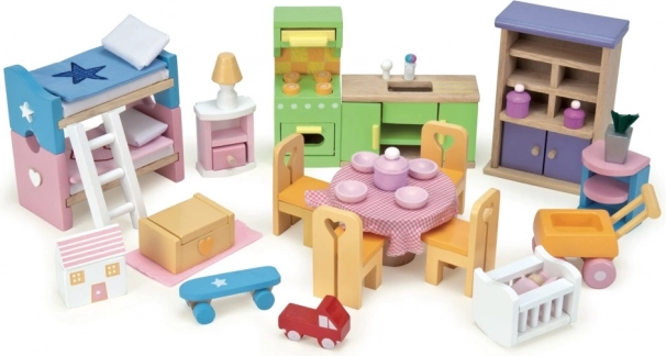 Le Toy Van Dollhouse Furniture Starter Set