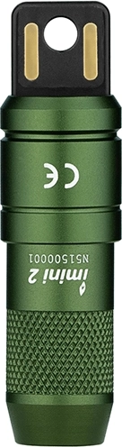 Olight imini 2 OD Green oplaadbare mini zaklamp voor aan je sleutelbos