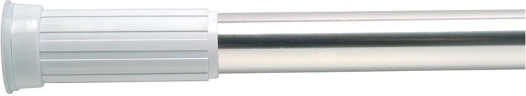 Telescopic tension rod 70–120 cm metal – white or silver