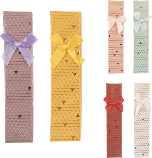 Gift paper box 4 × 19 cm, assorted 6 variants