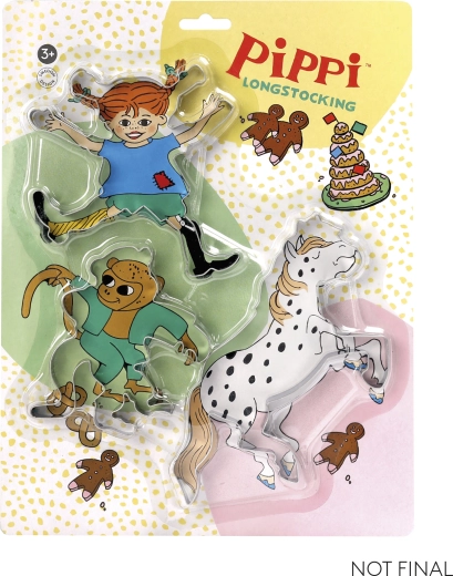 Pippi – set koekjesvormpjes (3 stuks)