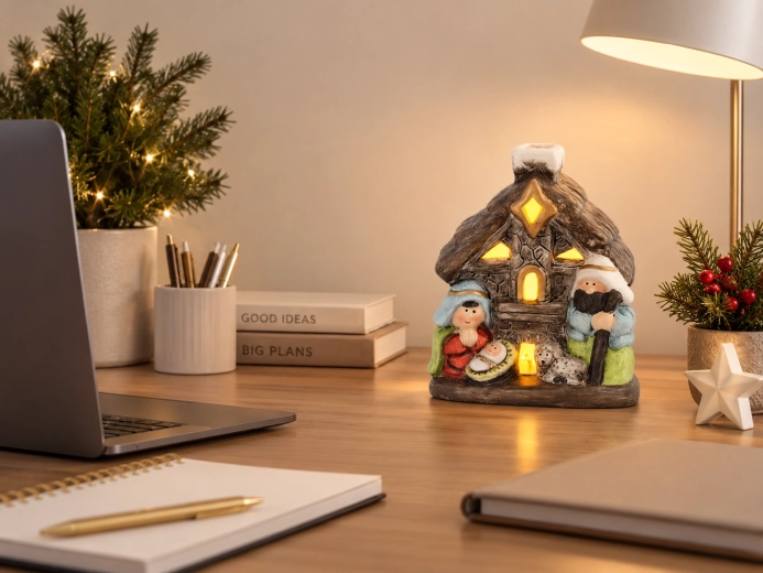 Éclairage LED pour une ambiance de Noël chaleureuse