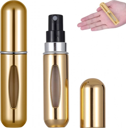 Travel refillable perfume atomizer 5 ml – Gold