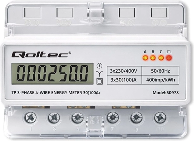 LCD lisible avec relevés précis en kWh