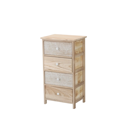 Four drawers for clear storage