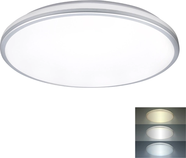 Luminaire LED rond Solight avec protection contre l’humidité IP54, 18 W, 1530 lm, 33 cm