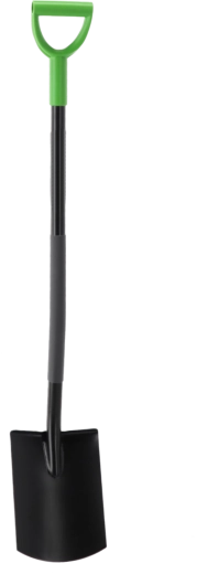 Durable steel blade with powder coating