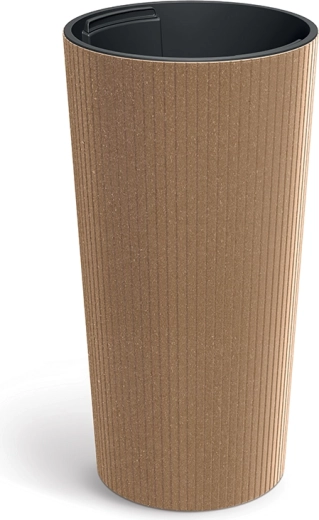 Blumentopf Lamia Slim Eco Wood 25 cm Naturo