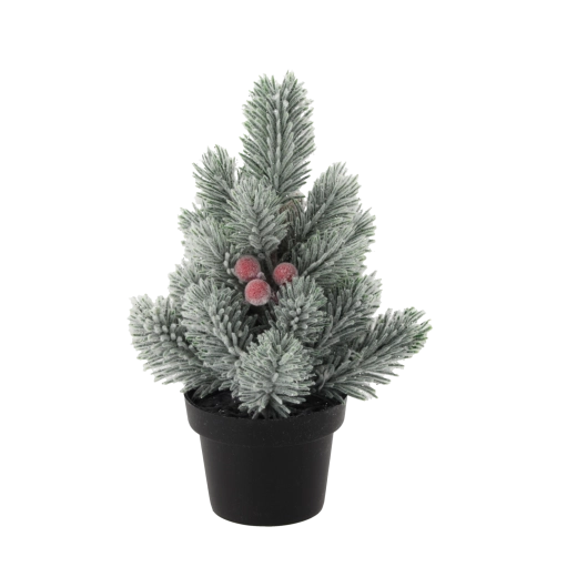 Realistische Nadeln mit Wintereffekt