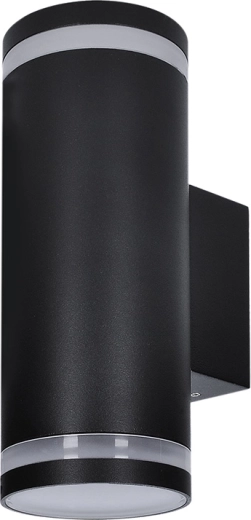 Solight buitenwandlamp Potenza 2x GU10, zwart
