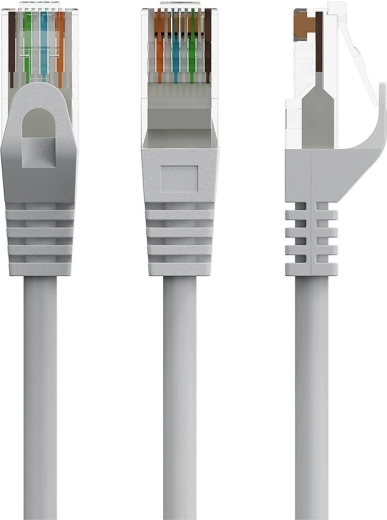 Patchkabel Cat 6 UTP 0,25 m grijs