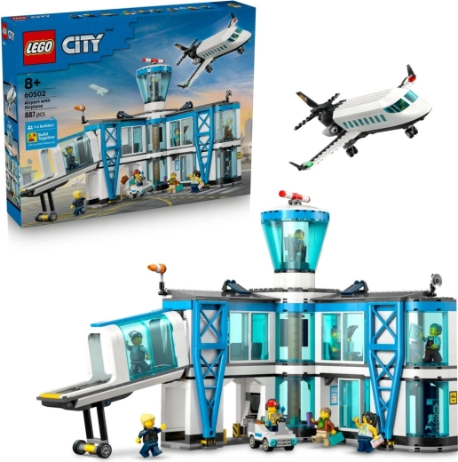 LEGO City aéroport avec avion