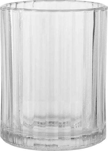 Glas-Badezimmerbecher für Zahnbürsten 8 × 8 × 10 cm