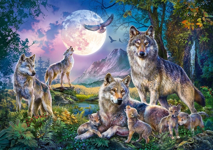 Puzzle Loups 1500 pièces SCHMIDT