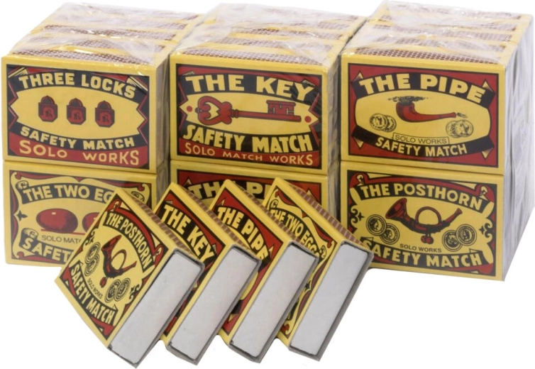 Kleine veiligheidslucifers SOLO, 10 stuks