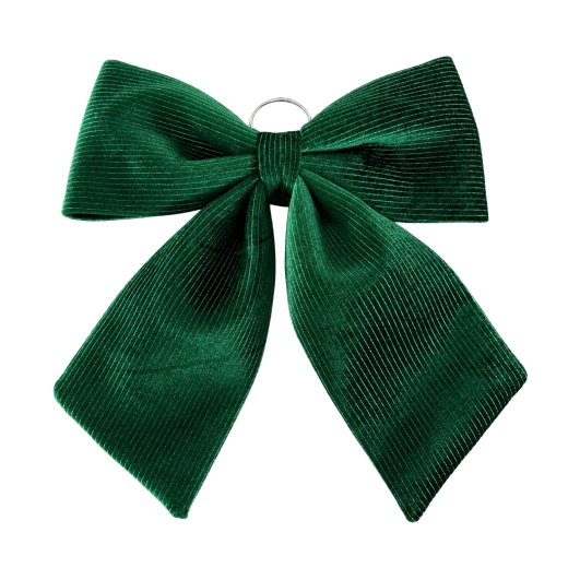 Christmas green bow 44 cm - 1 piece