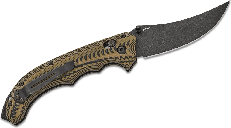 Durable CPM-S90V blade with Cerakote finish