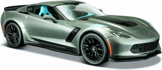 Modèle Corvette Grand Sport 2017 1:24 gris