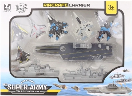 Aircraft Carrier with Accessories for Kids