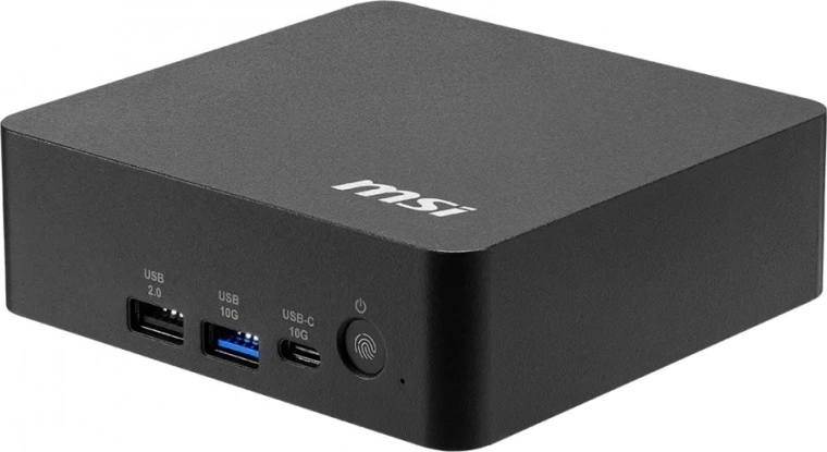 Mini PC MSI Cubi NUC AI avec Intel Core Ultra 7, sans OS, Wi‑Fi 7, noir