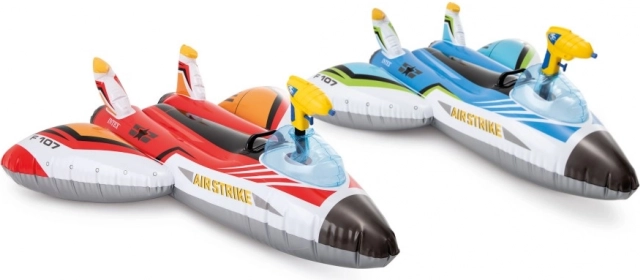 Opblaasbaar vliegtuig met waterpistool INTEX (groen)